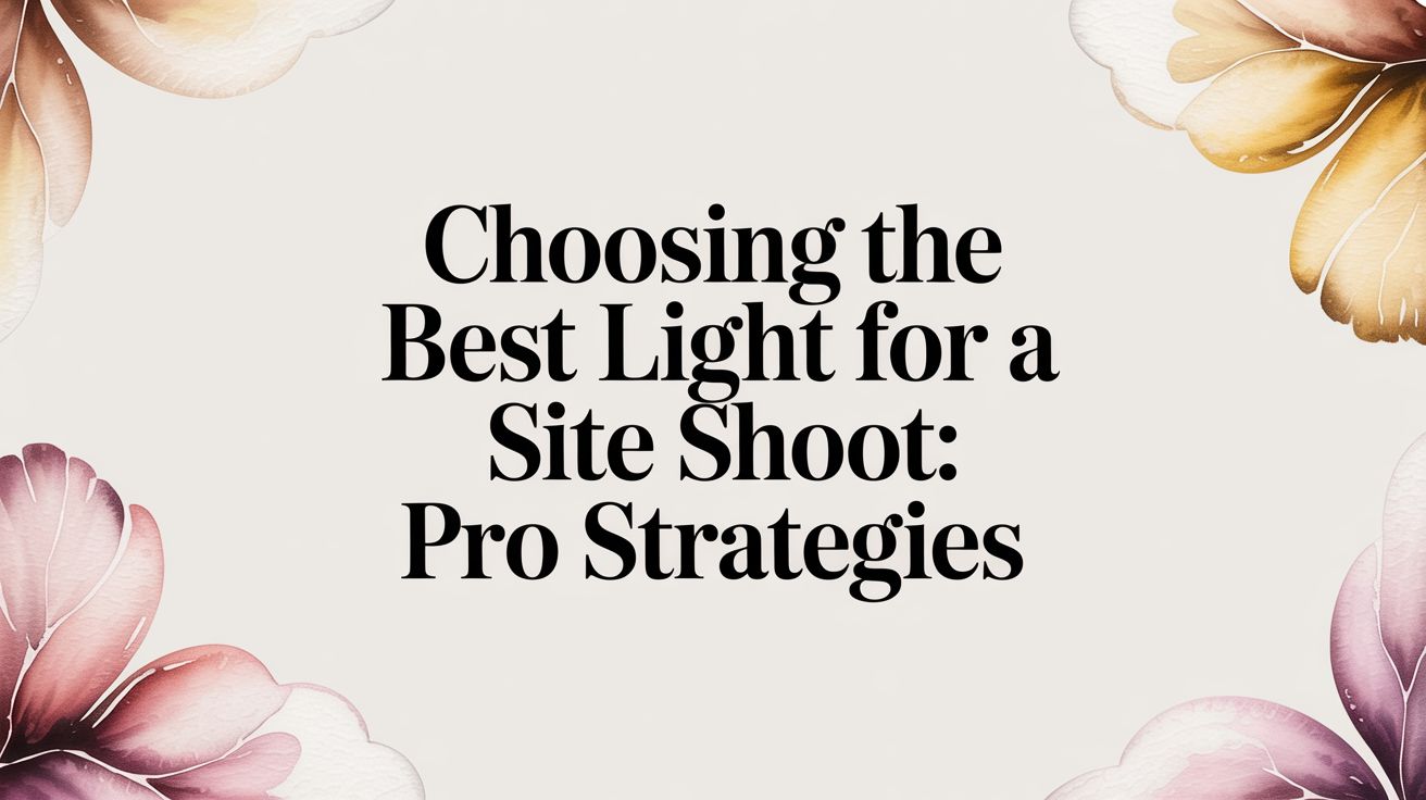 choosing-the-best-light-for-a-site-shoot-title-card