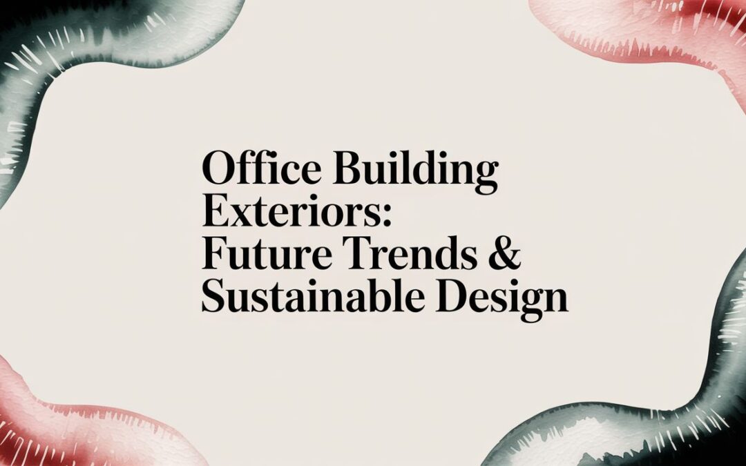 Office Building Exteriors: Future Trends & Sustainable Design