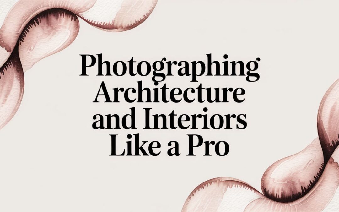 Photographing Architecture and Interiors Like a Pro