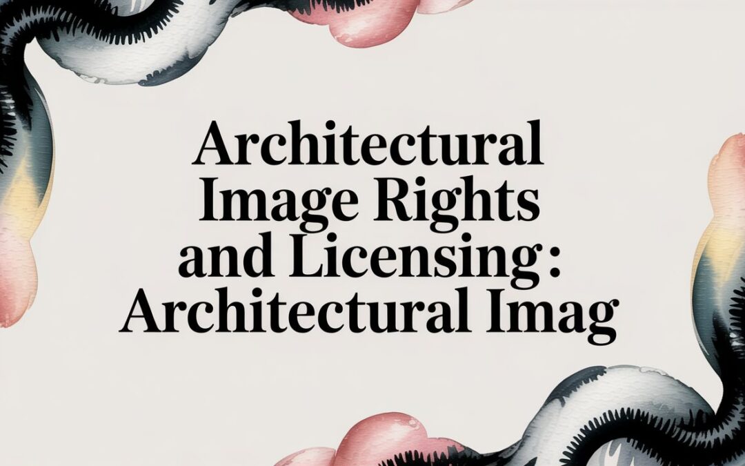 Architectural Image Rights and Licensing: Architectural Imag
