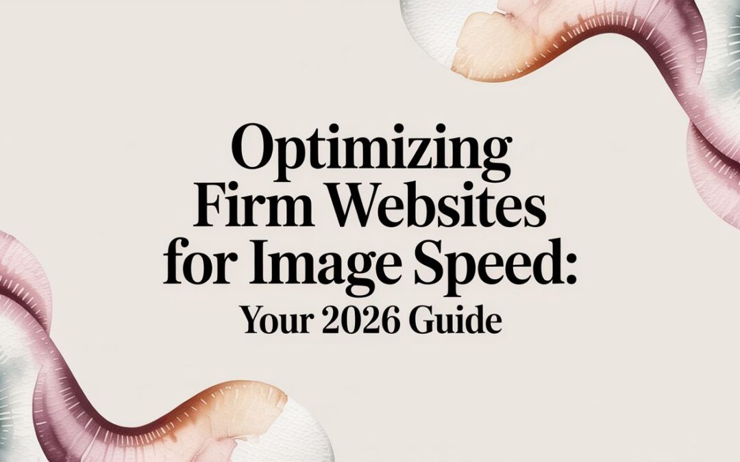Optimizing Firm Websites for Image Speed: Your 2026 Guide
