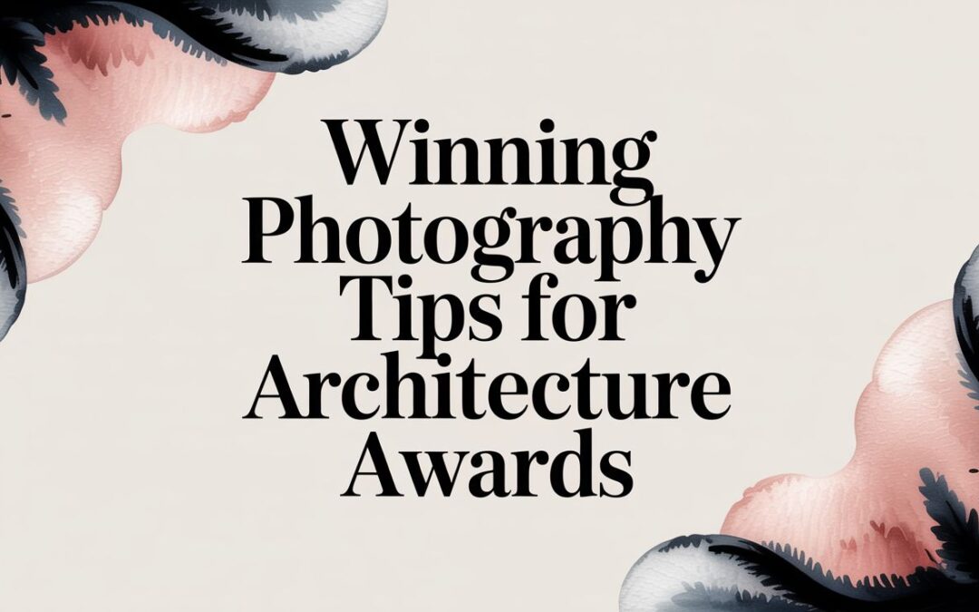 Winning Photography Tips for Architecture Awards