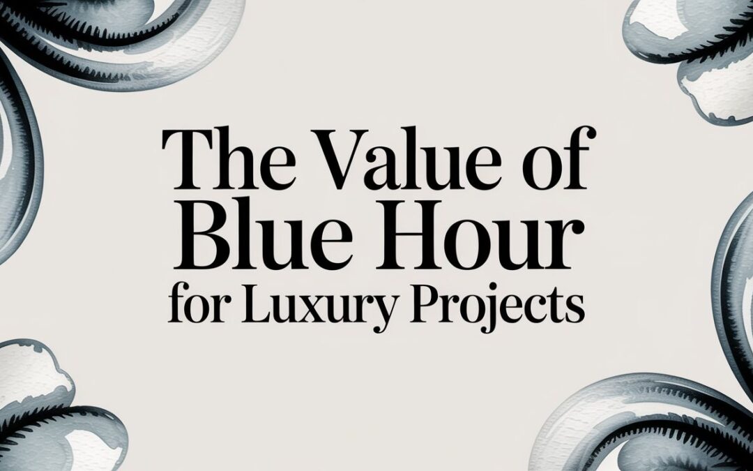 The Value of Blue Hour for Luxury Projects
