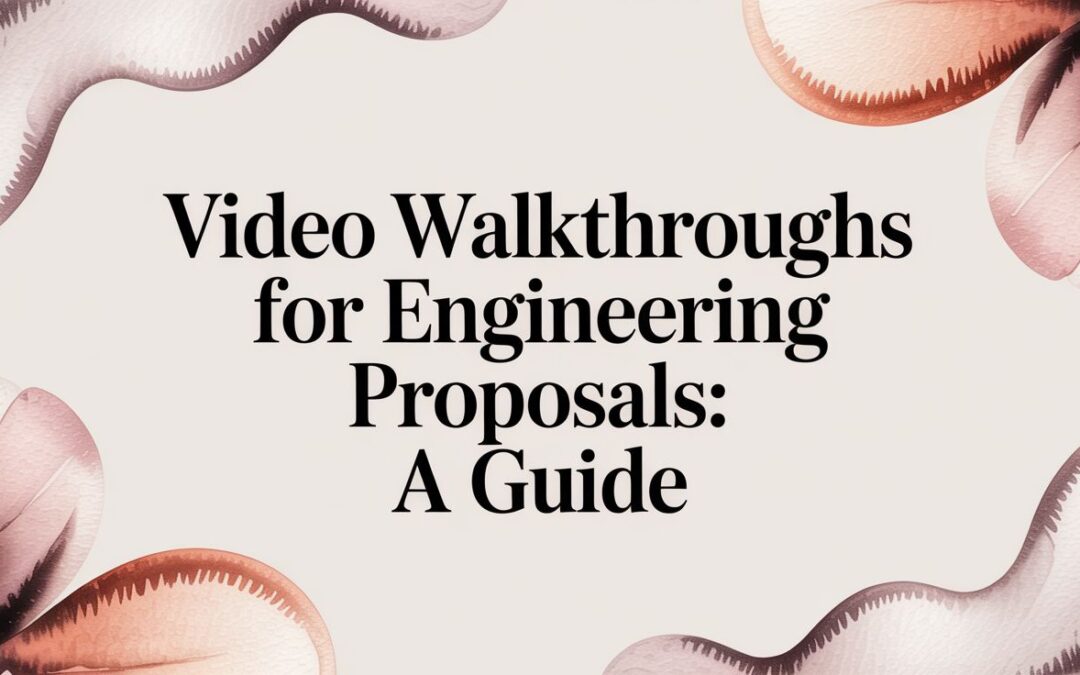 Video Walkthroughs for Engineering Proposals: A Guide
