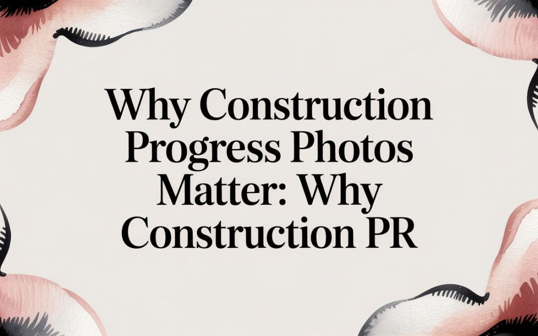 Why Construction Progress Photos Matter: Why Construction Pr