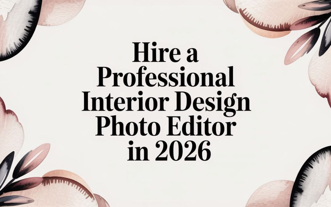 Hire a Professional Interior Design Photo Editor in 2026