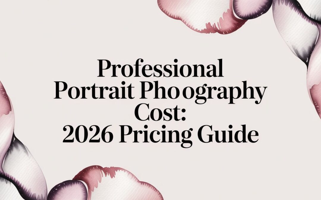 Professional Portrait Photography Cost: 2026 Pricing Guide