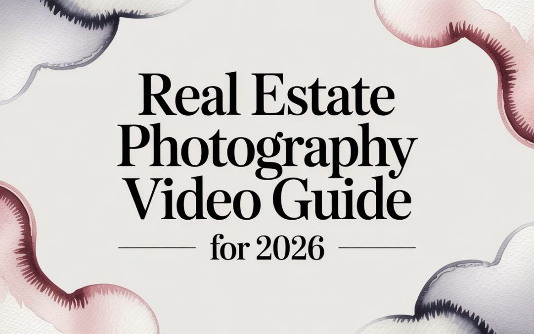 Real Estate Photography Video Guide for 2026
