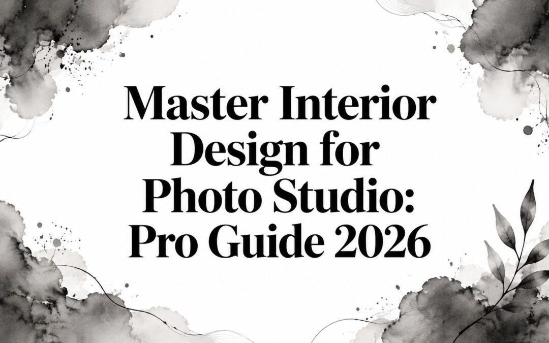 Master Interior Design for Photo Studio: Pro Guide 2026