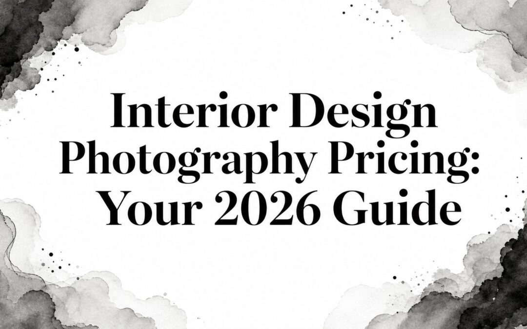 Interior Design Photography Pricing: Your 2026 Guide