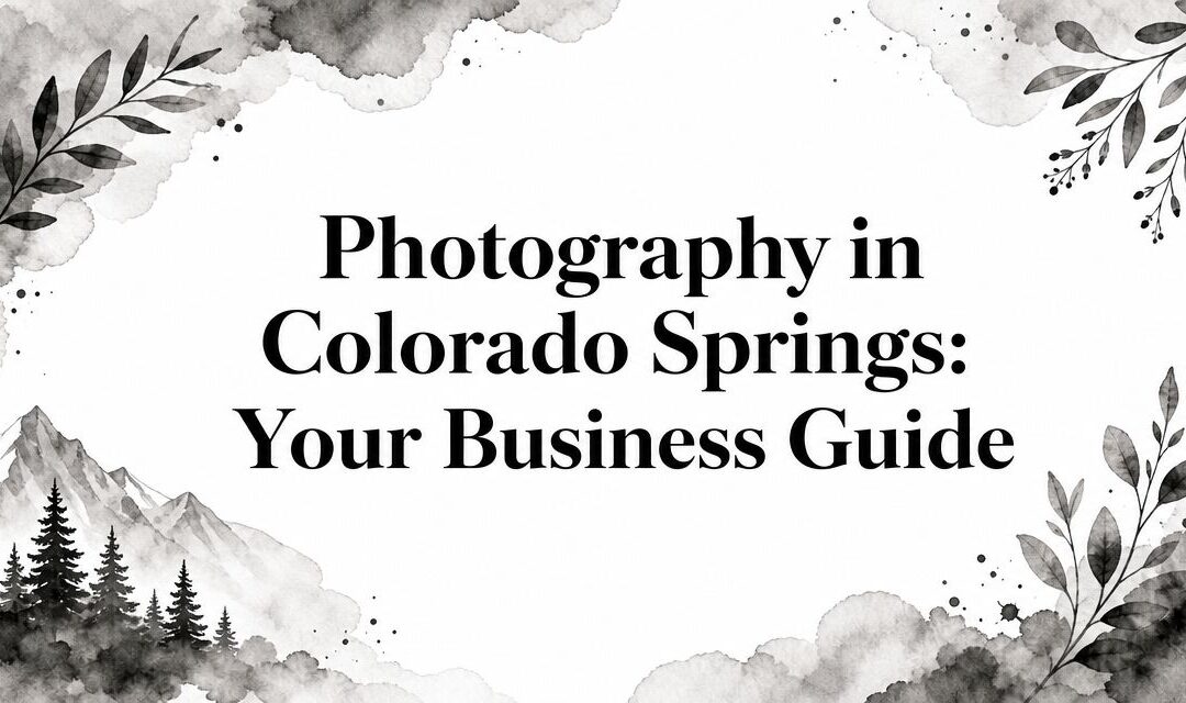 Photography in Colorado Springs: Your Business Guide