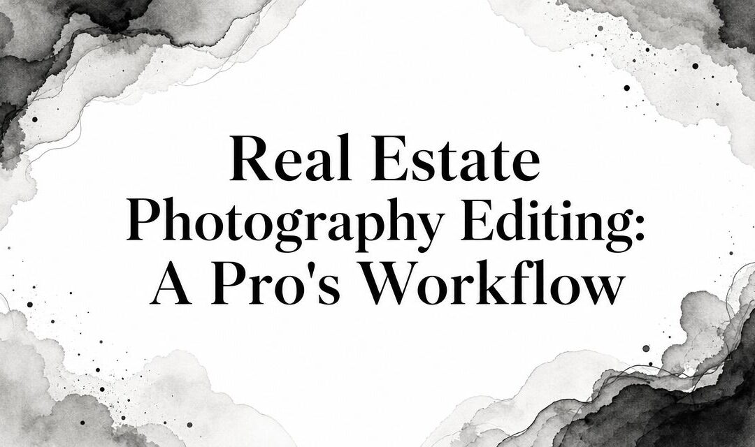 Real Estate Photography Editing: A Pro’s Workflow