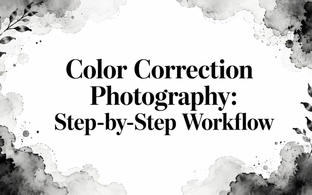 Color Correction Photography: Step-by-Step Workflow