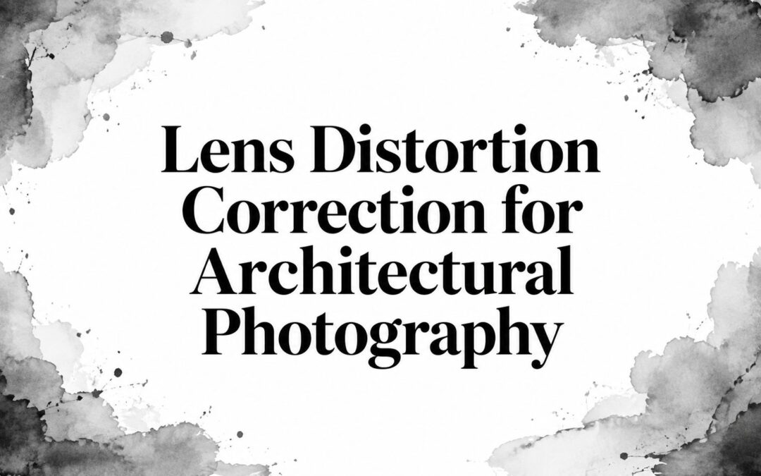 Lens Distortion Correction for Architectural Photography