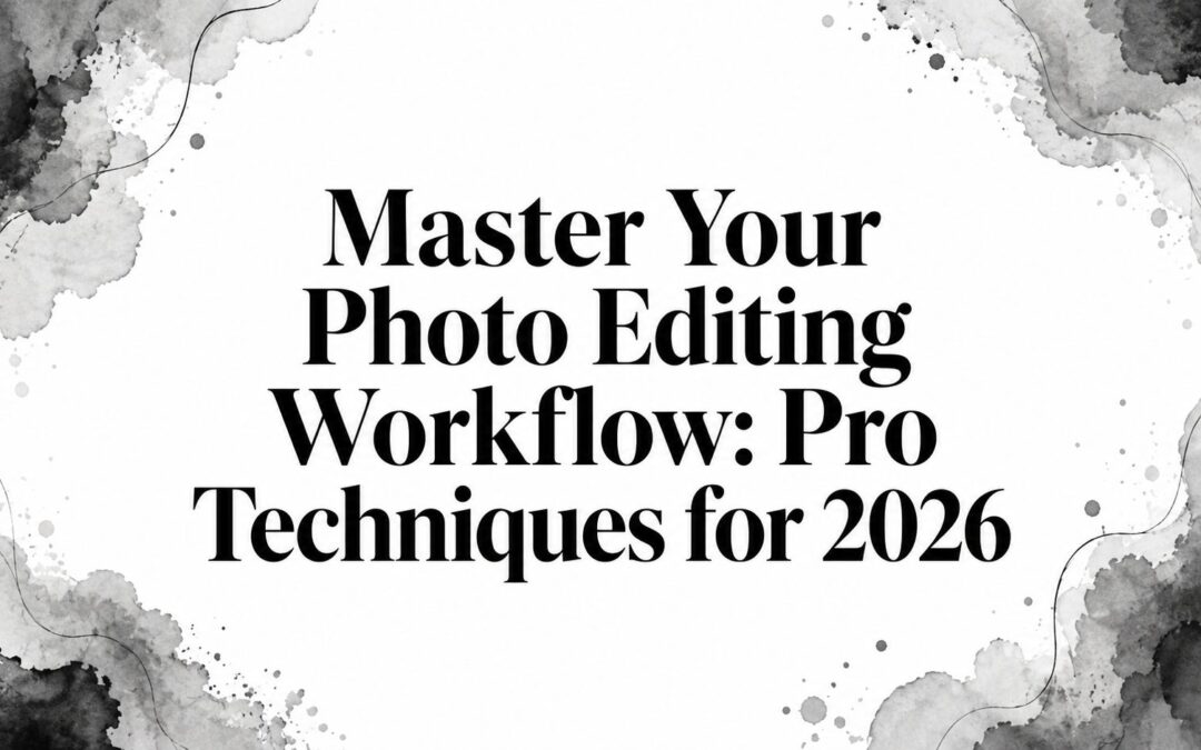Master Your Photo Editing Workflow: Pro Techniques for 2026
