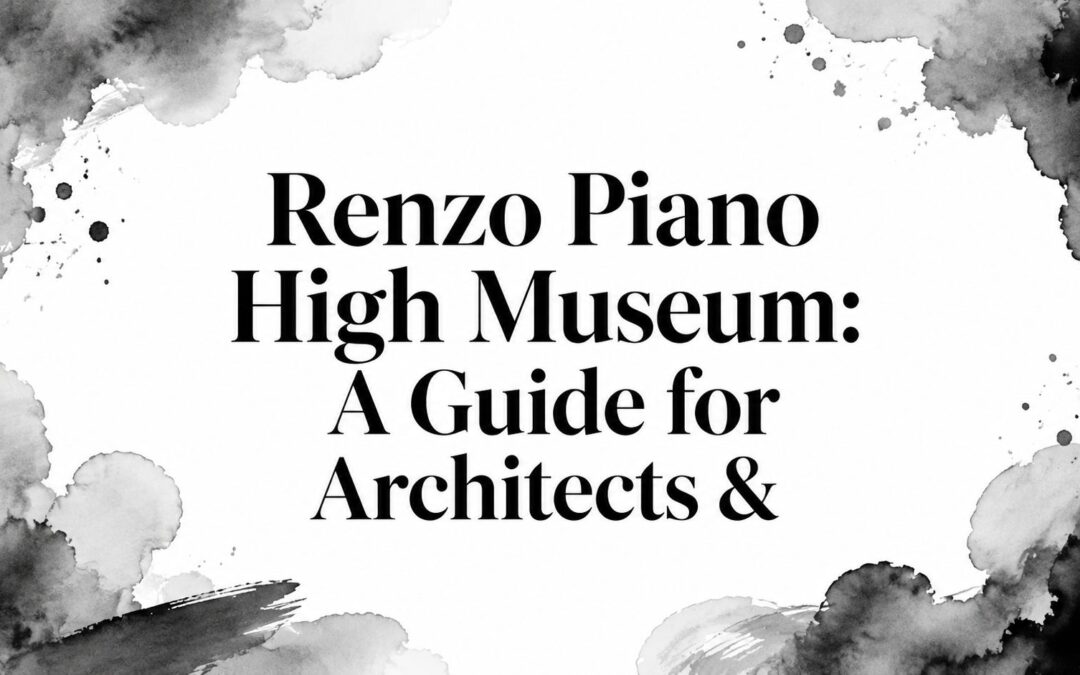 Renzo Piano High Museum: A Guide for Architects &
