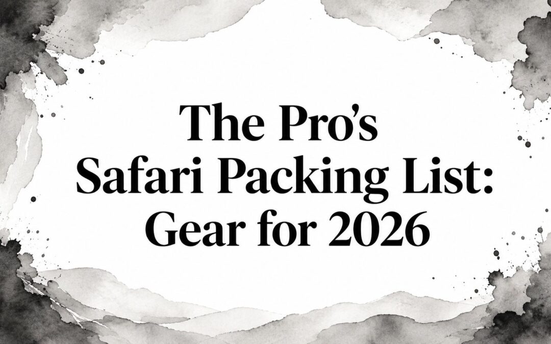 The Pro’s Safari Packing List: Gear for 2026