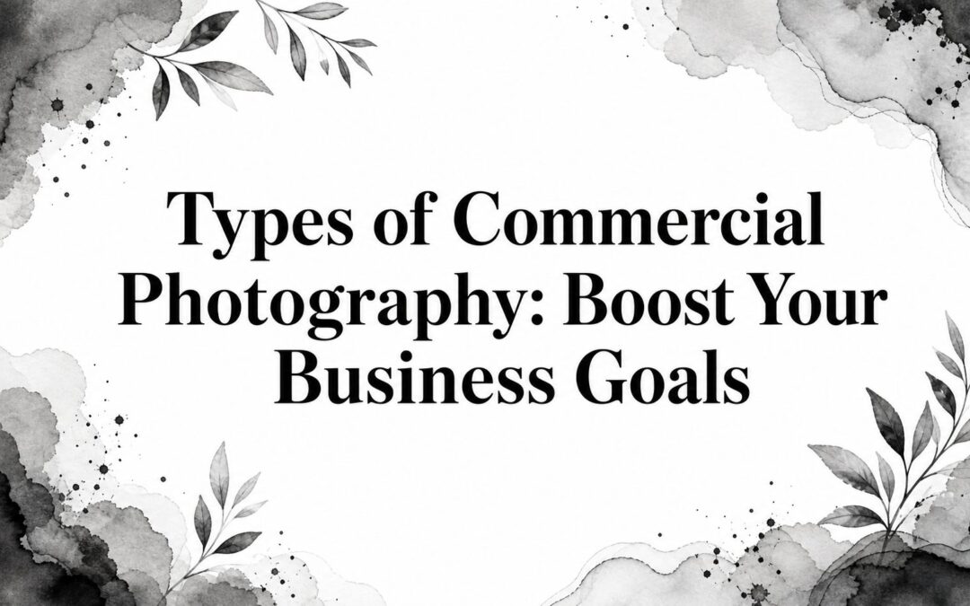 Types of Commercial Photography: Boost Your Business Goals