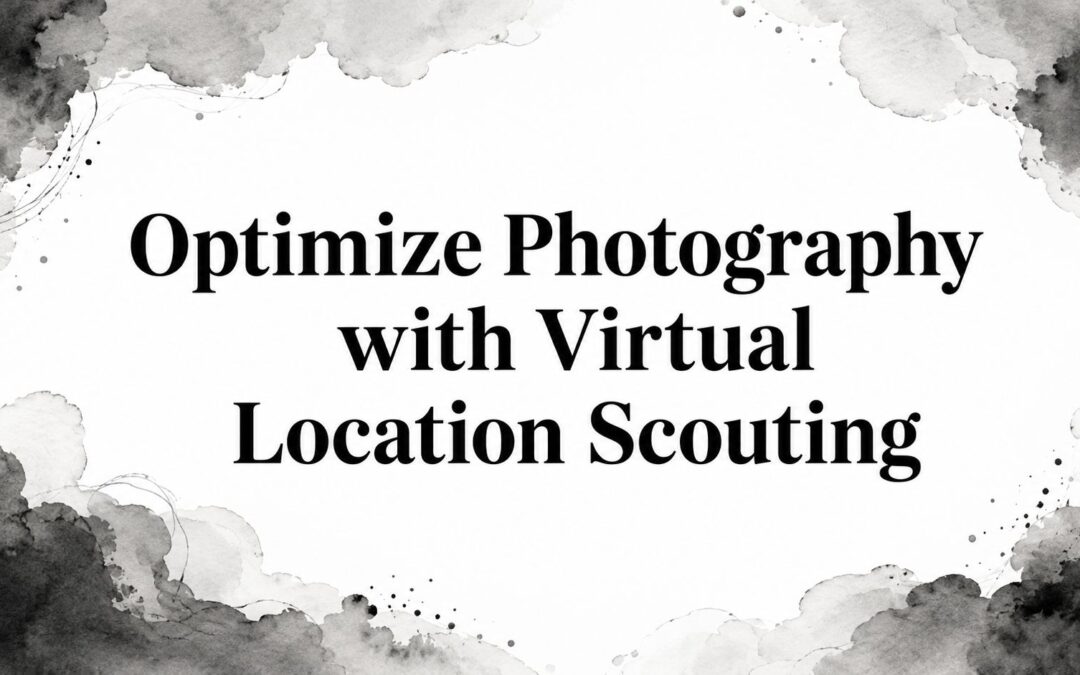 Optimize Photography with Virtual Location Scouting