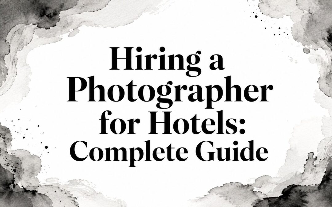 Hiring a Photographer for Hotels: Complete Guide