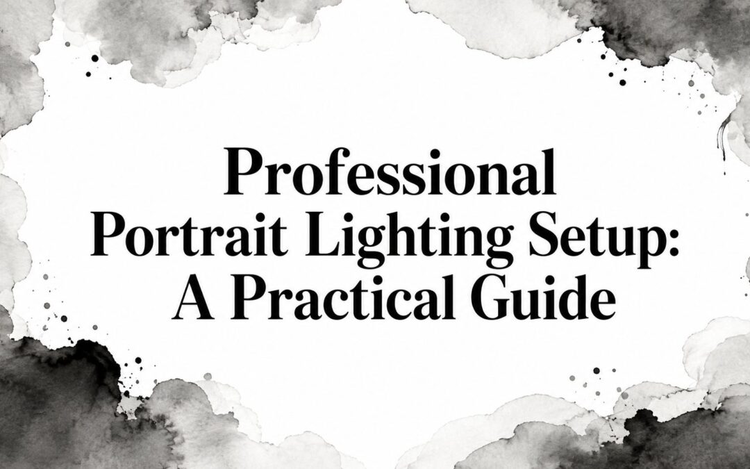 Professional Portrait Lighting Setup: A Practical Guide