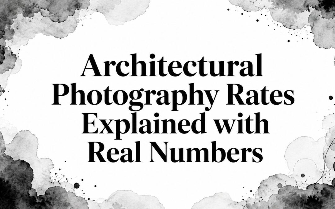Architectural Photography Rates Explained with Real Numbers