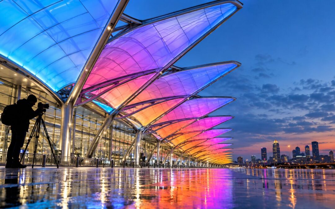 Atlanta Airport Canopy Lights: A Photography How-To